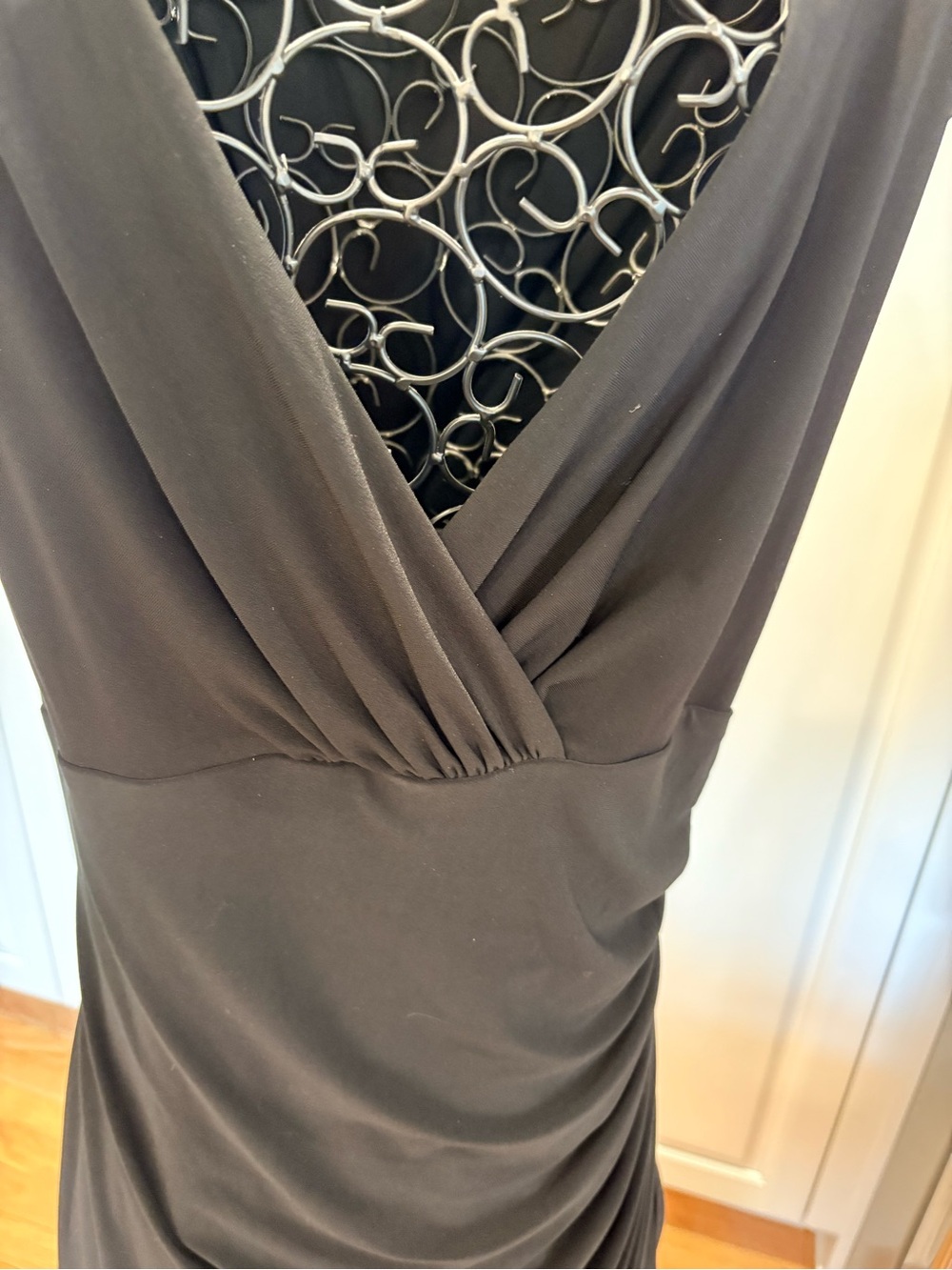 Ralph Lauren Black V-Neck Wrap Dress